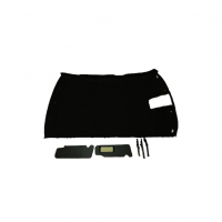 Комплект черного потолка (обивка крыши "норма", поручни и козырьки) Лада Приора хэтчбек