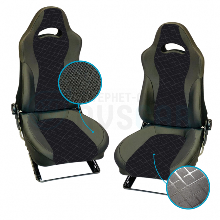 Сиденья анатомические Рекаро Скиф без обогрева ВАЗ 2109, 21099, 2114 ...