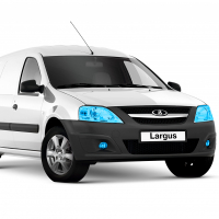 Пленка на передние фары защитная антигравийная Лада Ларгус