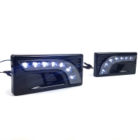 Противотуманные фары (ПТФ) ДХО "LD-345" ВАЗ 2110-12, 2113-15 (хром)