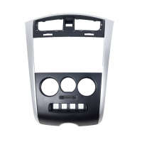 Центральная консоль 2DIN (серебристая) Датсун он-До, ми-До (с климатом)