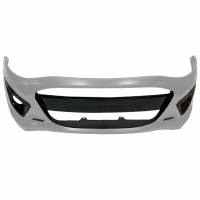 Бампер передний оригинальный под ПТФ Лада Калина-2 Спорт (Рислинг 610)