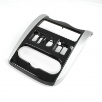 Центральная консоль 1DIN "Люкс" (серебристо-черная) Лада Ларгус