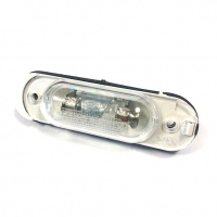 Фонарь освещения номерного знака "РЕКАРДО" ВАЗ 2104, 2105, 2107, Нива 4х4 (с прокладкой)