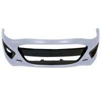 Бампер передний оригинальный под ПТФ Лада Калина-2 Спорт (Платина 691)