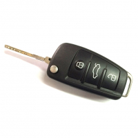 Выкидной ключ зажигания в стиле "Audi" (с чипом) ВАЗ 2108-15, Калина, Приора, Гранта, Шевроле Нива, Нива Тревел, Датсун