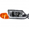Фары передние BI-LED ВАЗ 2113, 2114, 2115 (оранжевые поворотники) Фары передние BI-LED ВАЗ 2113, 2114, 2115 (оранжевые поворотники)