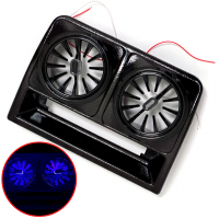 Сопло центральное в стиле AMG для ВАЗ 2110, 2111, 2112 старого образца (синяя подсветка)