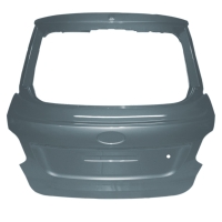 Оригинальная дверь (крышка) багажника без отверстия под стеклоочиститель Лада Гранта лифтбек 2191 (Серое олово 607)