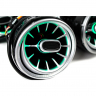 Сопла воздуховодов (дефлекторы) в стиле AMG (с RGB пультом, хром) Лада Гранта, Калина 2, Ларгус, Датсун (4шт)