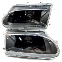 Фары передние BI-LED ВАЗ 2113, 2114, 2115 (тонированные поворотники)