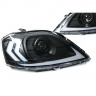 Фары передние в стиле "Lexus" BI-LED Лада Ларгус (черные)