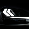 Фары передние в стиле "Lexus" BI-LED Лада Ларгус (черные)