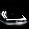 Фары передние в стиле "Lexus" BI-LED Лада Ларгус (черные)