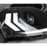 Фары передние в стиле "Lexus" BI-LED Лада Ларгус (черные)