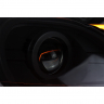 Фары передние в стиле "Lexus" BI-LED Лада Ларгус (черные)