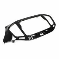 Облицовка центральной консоли Лада Веста (черный лак)