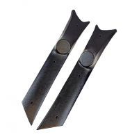 Облицовки стоек под стандартный твитер (направлены в салон) "АвтоСоната" Лада Нива 4х4 (до 2020 г.в) (черные)