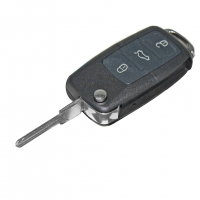 Выкидной ключ зажигания в стиле "Volkswagen" (с чипом) ВАЗ 2108-15, Калина, Приора, Гранта, Шевроле Нива, Нива Тревел, Датсун