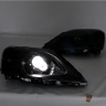 Фары передние "Black Edition" BI-LED Лада Ларгус (черные)
