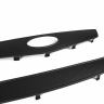 Комплект зимней защиты радиатора (заглушки на зиму) Лада Приора 2 (черная шагрень)