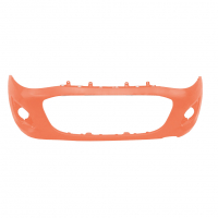 Бампер передний под ПТФ "Кампласт" Лада Калина-2 (Магма 119)