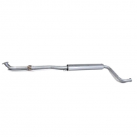 Резонатор (глушитель дополнительный) с бочкой Лада Калина, Калина-2, Гранта, Датсун (с гофрой) (алюминизированная сталь) (11180120002083)