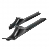 Облицовки стоек под рупорный твитер "VS-avto" Лада Приора (черные)