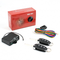 Автомобильный центральный замок в стиле "BMW" (2 брелка, модуль управления) (SSS-003)