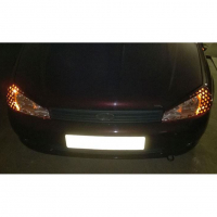 Реснички фар "Соты" Лада Калина (неокрашенные)