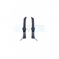 Облицовки стоек под рупорный твитер "VS-avto" Шевроле Нива, Лада Нива Тревел (черные)