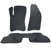 Коврики салона EVA Lite (ромбы черные) Шевроле Нива (черный кант)