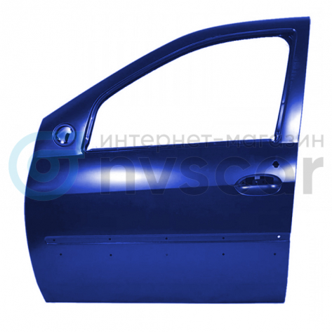 Передняя Оригинальная дверь левая под молдинг Лада Ларгус ФЛ (Капитан 493)