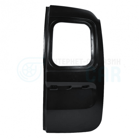 Оригинальная дверь (крышка) багажника правая под стекло Лада Ларгус (Черная жемчужина 676)