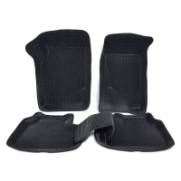 Коврики салона "Боратекс" 3D (ромбы черные) Шевроле Нива с 2010 г.в. (черный кант)