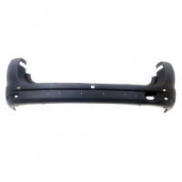 Бампер задний оригинальный (с отверстиями под парктроник) "ППИ" Лада Ларгус Кросс (черная шагрень)