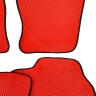 Коврики салона EVA Lite 3D (ромбы красные) Лада Гранта (черный кант)