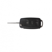Выкидной ключ зажигания в стиле "Volkswagen" (с чипом) Лада Гранта ФЛ