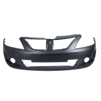 Бампер передний оригинальный под ПТФ "ППИ" Лада Ларгус (черная шагрень)