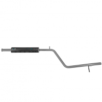 Резонатор (глушитель дополнительный) с бочкой "LECAR" Лада Ларгус (дв. 21129) (LECAR017592702)