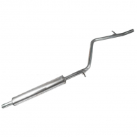 Резонатор (глушитель дополнительный) с бочкой Лада Ларгус (дв. K4M (Евро-5)) (алюминизированная сталь) (LSK4M120002084)