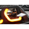 Фары передние в стиле "BMW" BI-LED нового образца Шевроле Нива (черные)