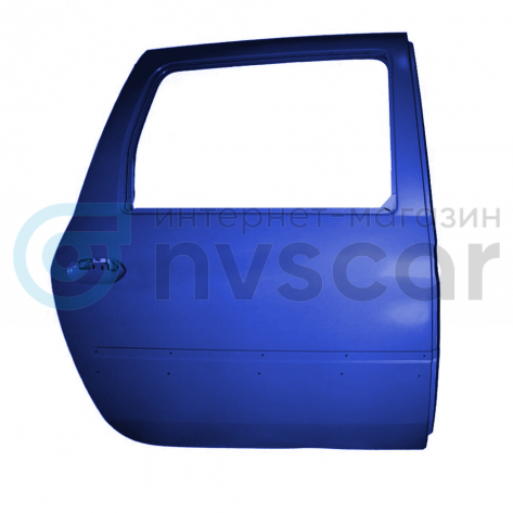 Задняя Оригинальная дверь под стекло правая под молдинг Лада Ларгус (Капитан 493)