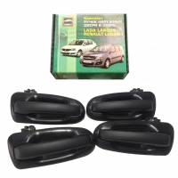 Евро-ручки дверей наружные "Тюн-Авто" Лада Ларгус (неокрашенные)