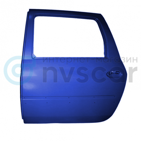 Задняя Оригинальная дверь под стекло левая под молдинг Лада Ларгус (Капитан 493)