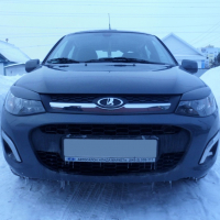 Реснички фар "широкие" Лада Калина-2 (неокрашенные)