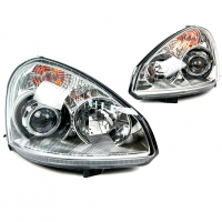 Фары передние с линзой BI-LED 2.5 Лада Приора (хром)