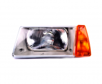 Фара передняя (левая) с оранжевым повторителем "Формула Света" ВАЗ 2108, 2109, 21099