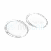 Стекла противотуманных фар (ПТФ) (плоские) под "Луч" и "BOSCH" Лада Гранта, Калина 2, Ларгус, Датсун (комплект)