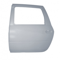 Задняя Оригинальная дверь под стекло левая под молдинг Лада Ларгус (Серое плато 624)